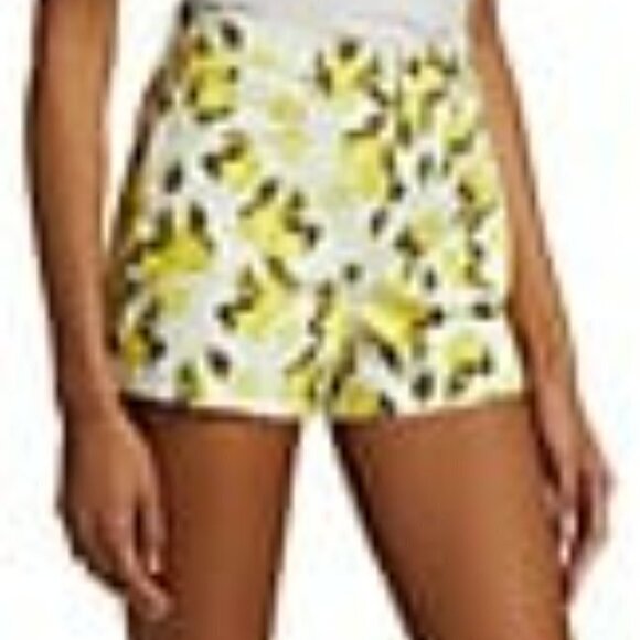 L'AGENCE Audrey Mid-Rise Lemon Shorts - Picture 10 of 16